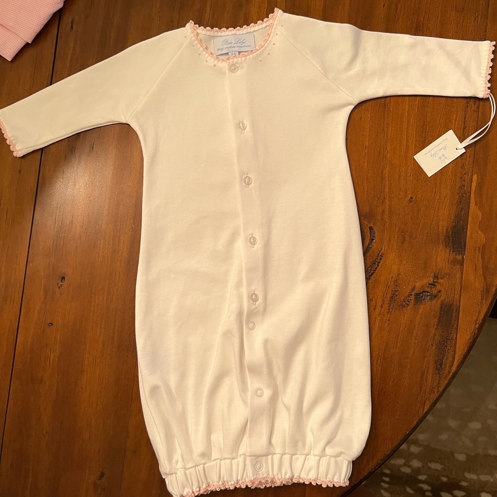 NWT Pixie Lily Pink Jersey Converter Gown